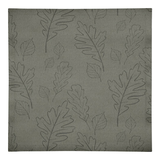 Large Leaf Pattern Cotton Twill Napkin